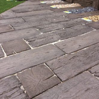 Kőfa fahatású kültéri járólap 67,5x22,5cm