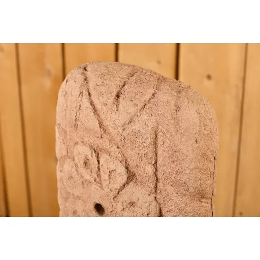Virágos kerti kút - terracotta színű